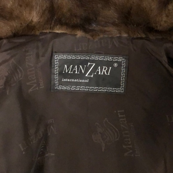 🌺🌺🌺 MANZARI BEAUTIFUL MINK FUR COAT SIZE 44